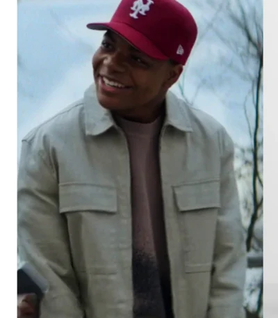 Elijah M. Cooper Goosebumps S02 Beige Jacket