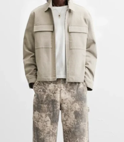 Elijah M. Cooper Goosebumps S02 Beige Jacket