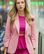 Elite Carla Roson Pink Cropped Jacket