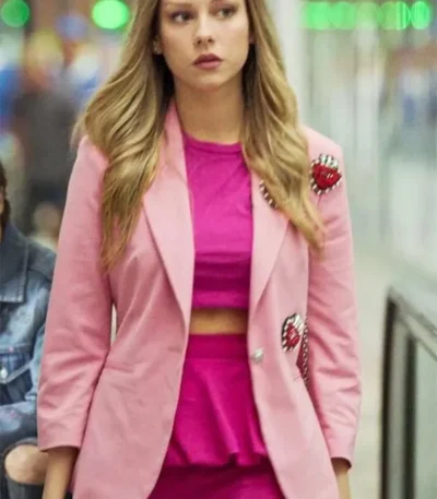 Elite Carla Roson Pink Cropped Jacket