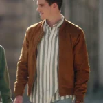 Elite Guzmán Brown Bomber Suede Leather Jacket