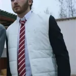 Elite S07 Álvaro de Juana White Puffer Vest