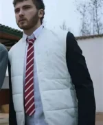Elite S07 Álvaro de Juana White Puffer Vest