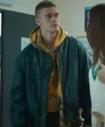 Elite S07 Eric Black Leather Bomber Jacket