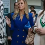 Elite S07 Roberta Blue Double Breasted Blazer
