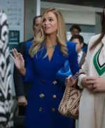 Elite S07 Roberta Blue Double Breasted Blazer