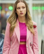 Elite Short Stories Carla Roson Pink Blazer Coat