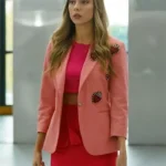 Elite Short Stories Carla Roson Pink Blazer Coat