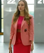 Elite Short Stories Carla Roson Pink Blazer Coat