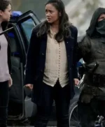Ella Jones La Brea Season 02 Blue Wool Coat