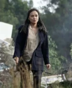 Ella Jones La Brea Season 02 Blue Wool Coat