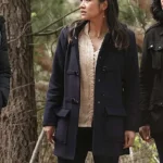 Ella Jones La Brea Season 02 Blue Wool Coat
