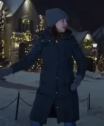 Ellie Kemper Home Sweet Home Alone Black Puffer Coat