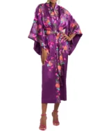 Embroidered Kimono Robe