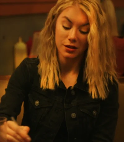 Emilia Harcourt Peacemaker S02 Black Denim Jacket