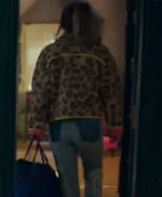 Emilia Jones Locke and Key S02 Leopard Print Jacket
