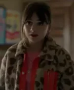 Emilia Jones Locke and Key S02 Leopard Print Jacket