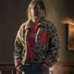 Emilia Jones Locke and Key S02 Leopard Print Jacket