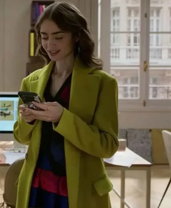 Emilly In Paris Emily Cooper Green Coat