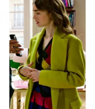 Emilly In Paris Emily Cooper Green Coat