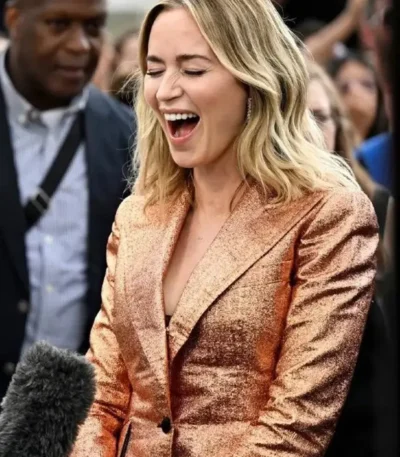 Oppenheimer 2023 Premiere Emily Blunt Suit