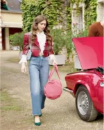 Emily Cooper Emily In Paris Red Plaid Jacket