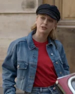 Emily In Paris Camille Razat Blue Jean Jacket