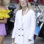 Emily In Paris Camille White Cotton Coat