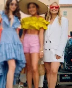 Emily In Paris Camille White Cotton Coat