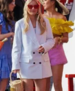 Emily In Paris Camille White Cotton Coat