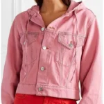Emily In Paris Emily Cooper Pink Denim Jacket