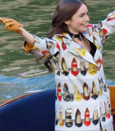 Emily In Paris Emily Cooper Trench Coat