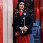 Emily In Paris Emily Cooper Blue Coat