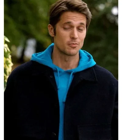 Emily In Paris Lucas Bravo Black Jacket