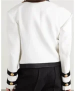 Emily In Paris S02 Camille Military White Jacket