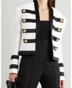 Emily In Paris S02 Camille Military White Jacket