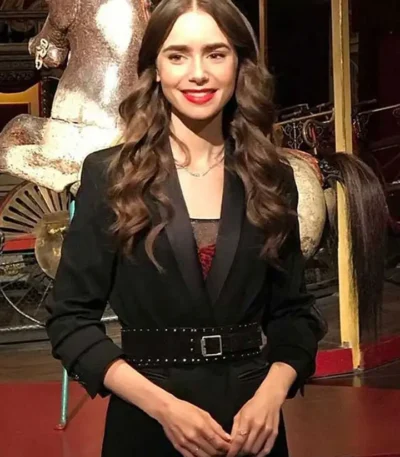 Emily In Paris S02 Emily Cooper Black Blazer