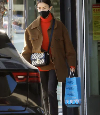 Emily In Paris S02 Emily Cooper Brown Jacket