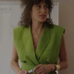 Emily In Paris S03 Céline Menville Green Suit