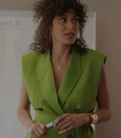Emily In Paris S03 Céline Menville Green Suit