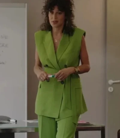 Emily In Paris S03 Céline Menville Green Suit