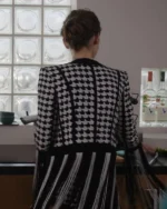 Emily In Paris S03 Lily Collins Houndstooth Jacket