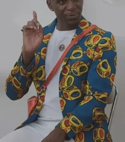 Emily In Paris S03 Samuel Arnold Blue Printed Blazer
