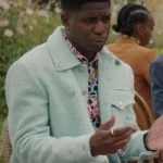 Emily In Paris S03 Samuel Arnold Blue Sherpa Jacket