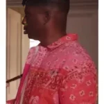 Emily In Paris S04 Julien Red Patchwork Printed Jacket