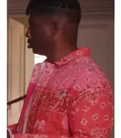 Emily In Paris S04 Julien Red Patchwork Printed Jacket