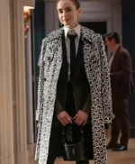 Emily In Paris S04 Lily Collins Geometric Coat