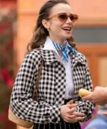 Emily In Paris S04 Lily Collins Plaid Jacket