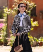 Emily In Paris S04 Lily Collins Plaid Jacket