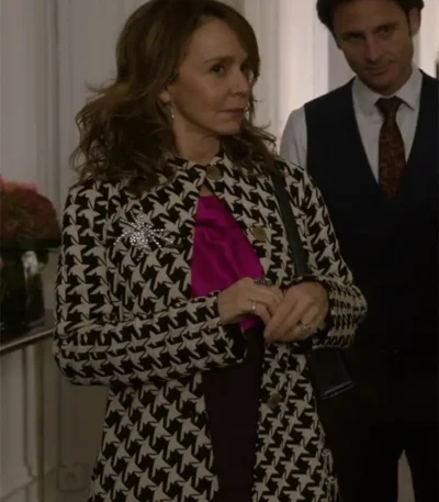 Emily In Paris Sylvie Grateau Checkered Coat
